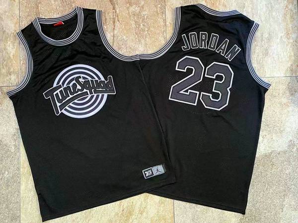 Movie Space Jam JORDAN #23 Black Basketball Jersey (Closely Stitched)